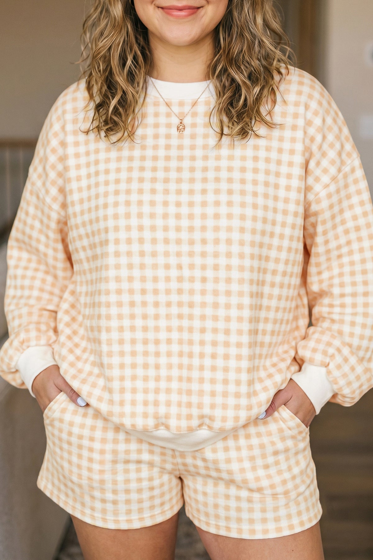 Gingham Lounge 2pc Set