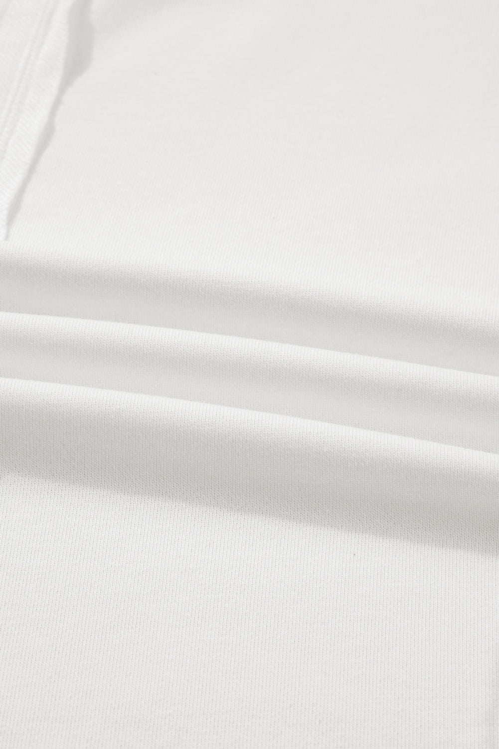 White Plus Size Exposed Seam Detail Contrast Dot Floral Patchwork Sleeve Sweatshirt