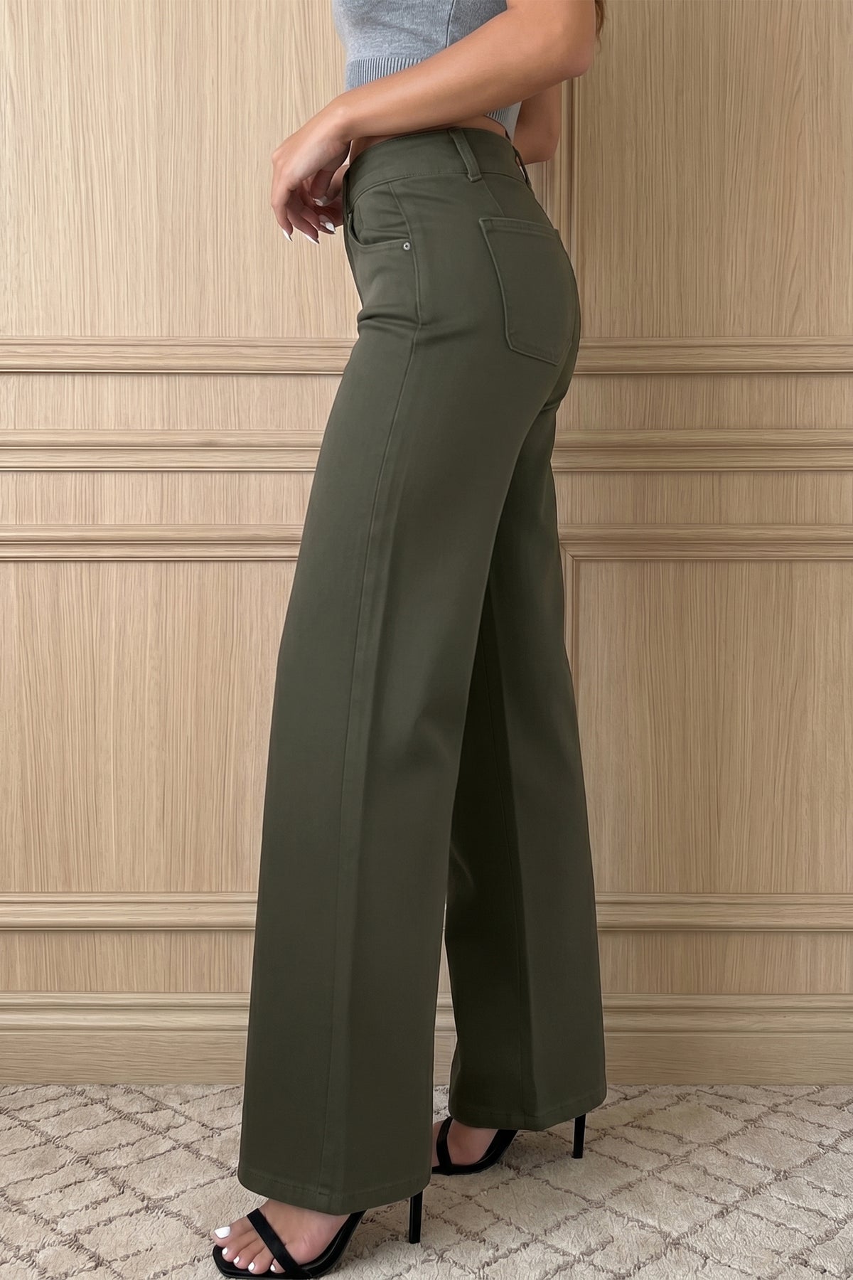 High Rise Wide Leg Jeans