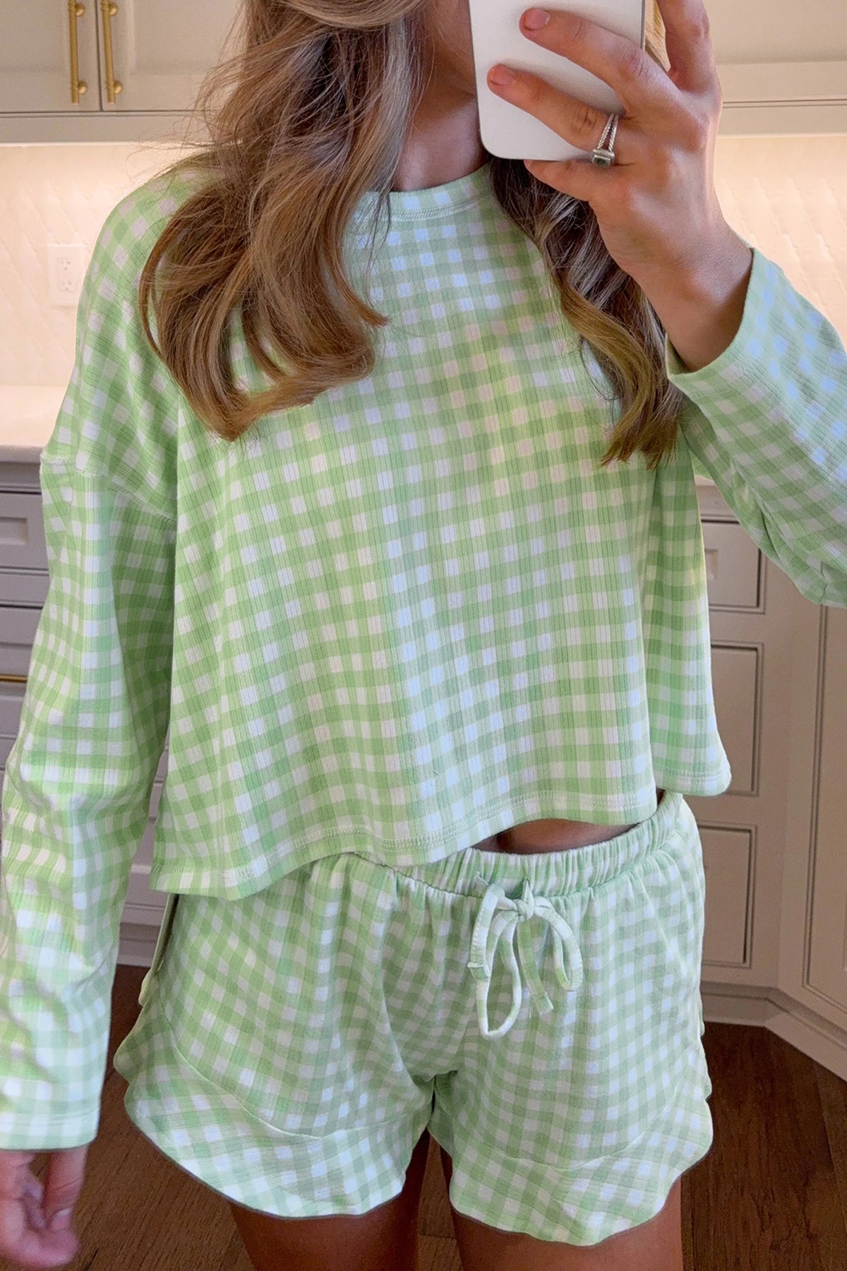 Gingham Days Lounge 2pc Set