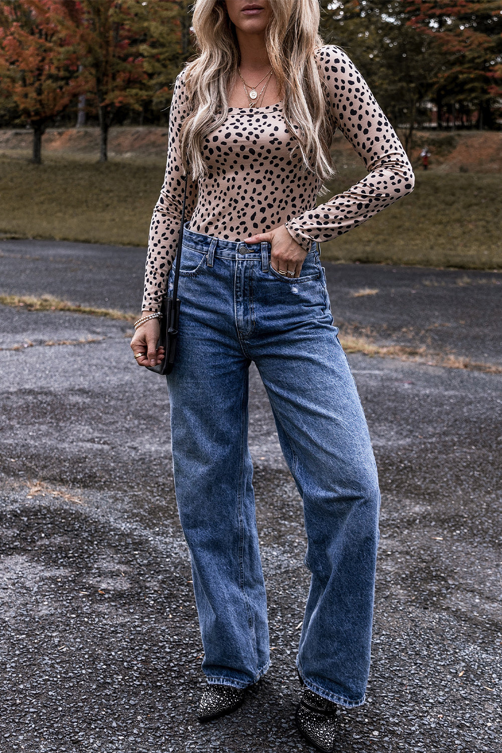 Smoky Leopard Bodysuit