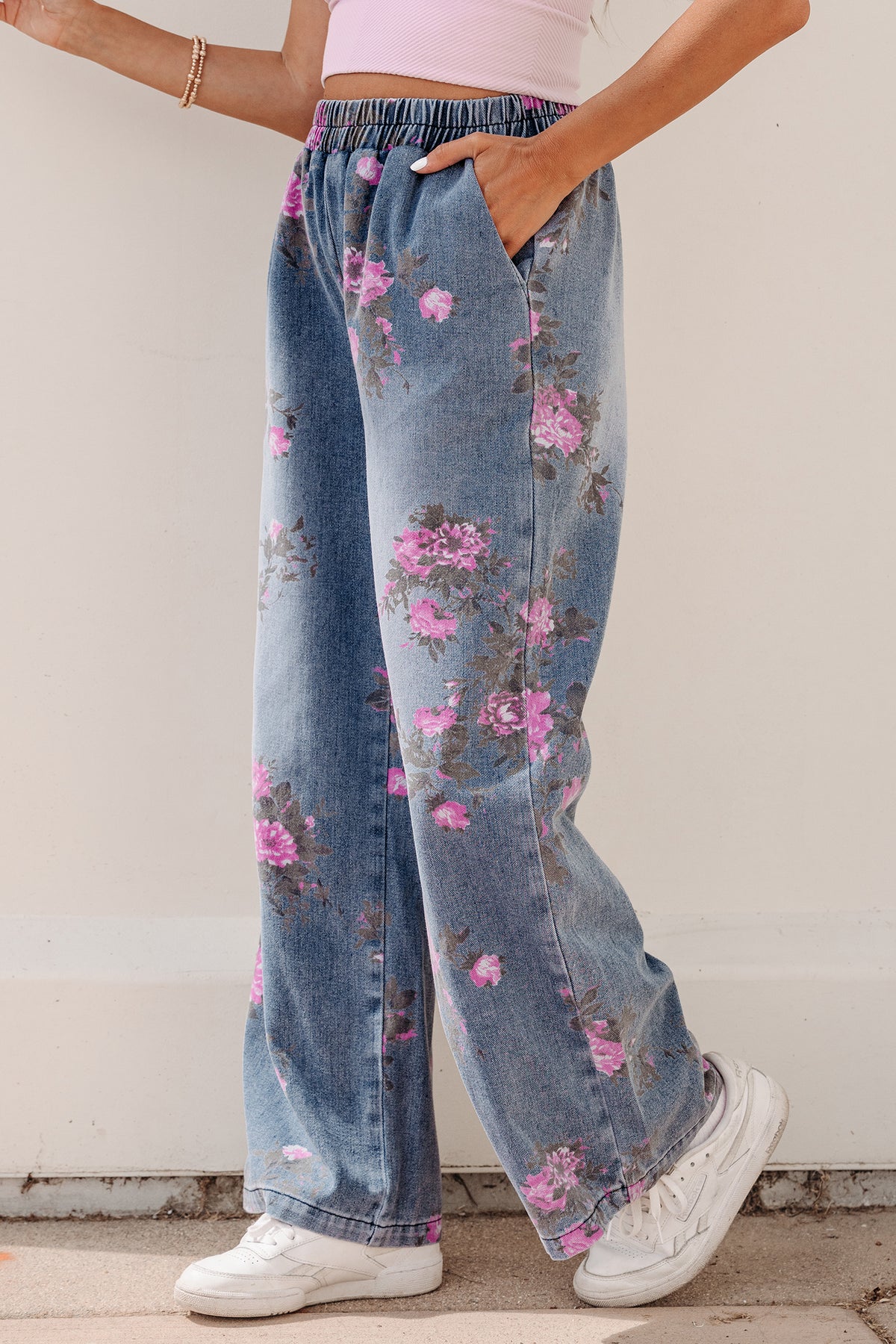 Wildflower Pull-On Jeans