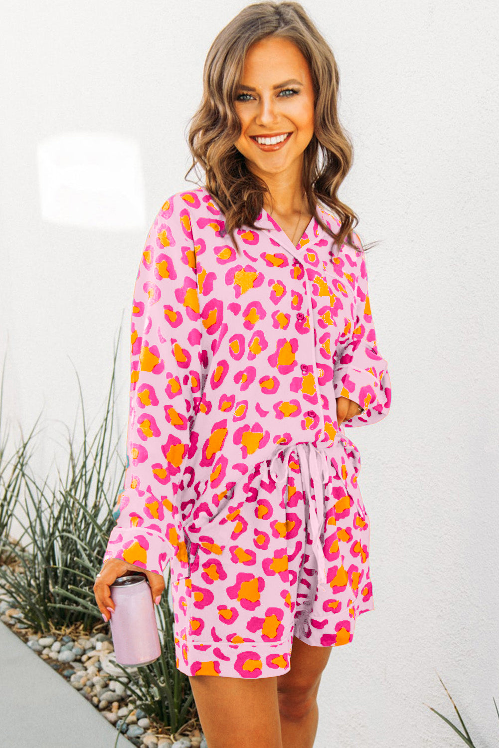 Wild Pink Pajama Set