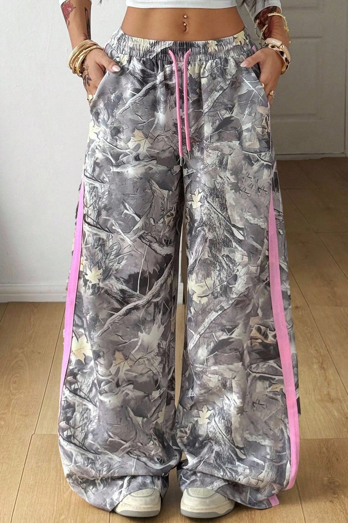 Camo Colorblock Dress