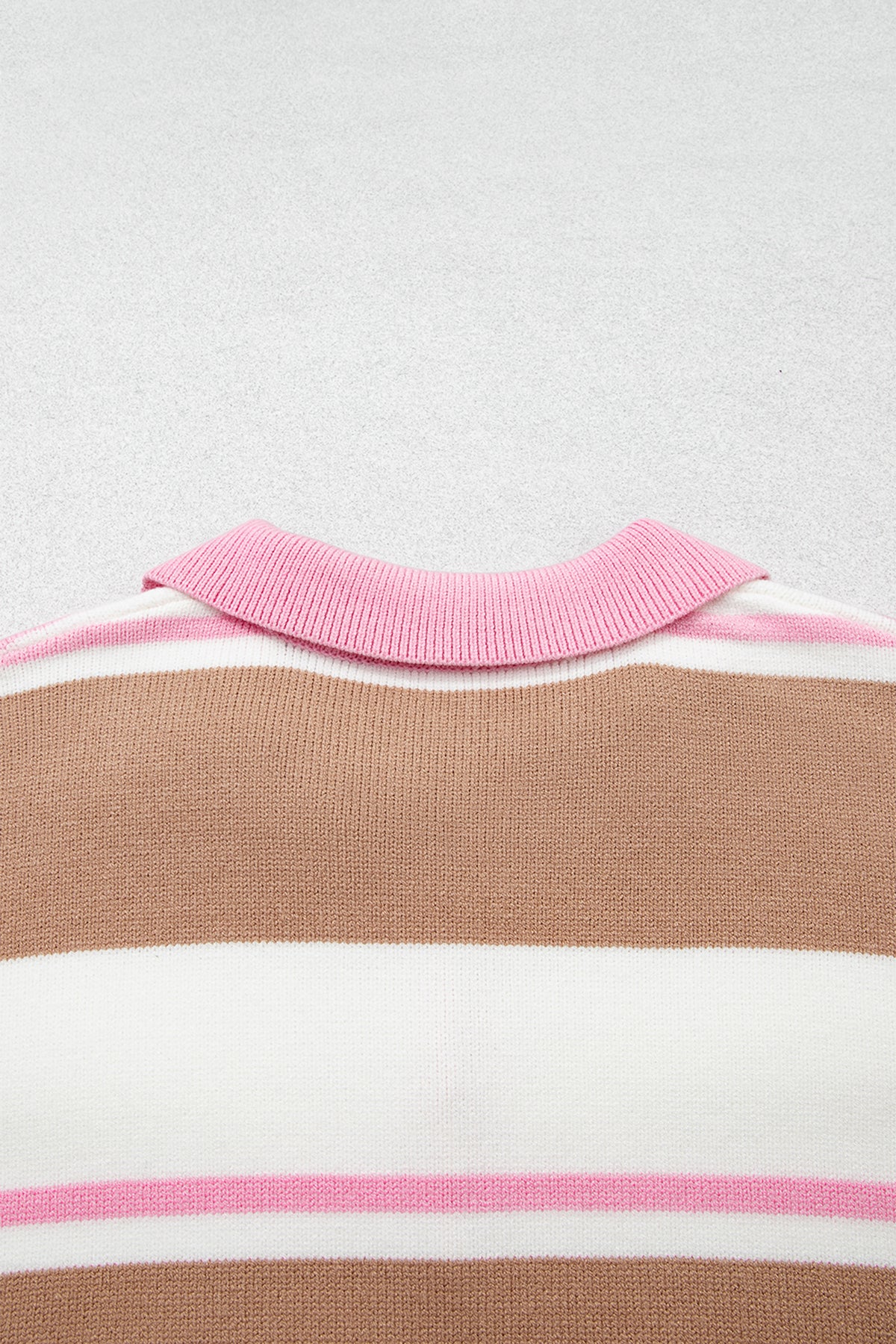 Pink Stripe Tunic Sweater