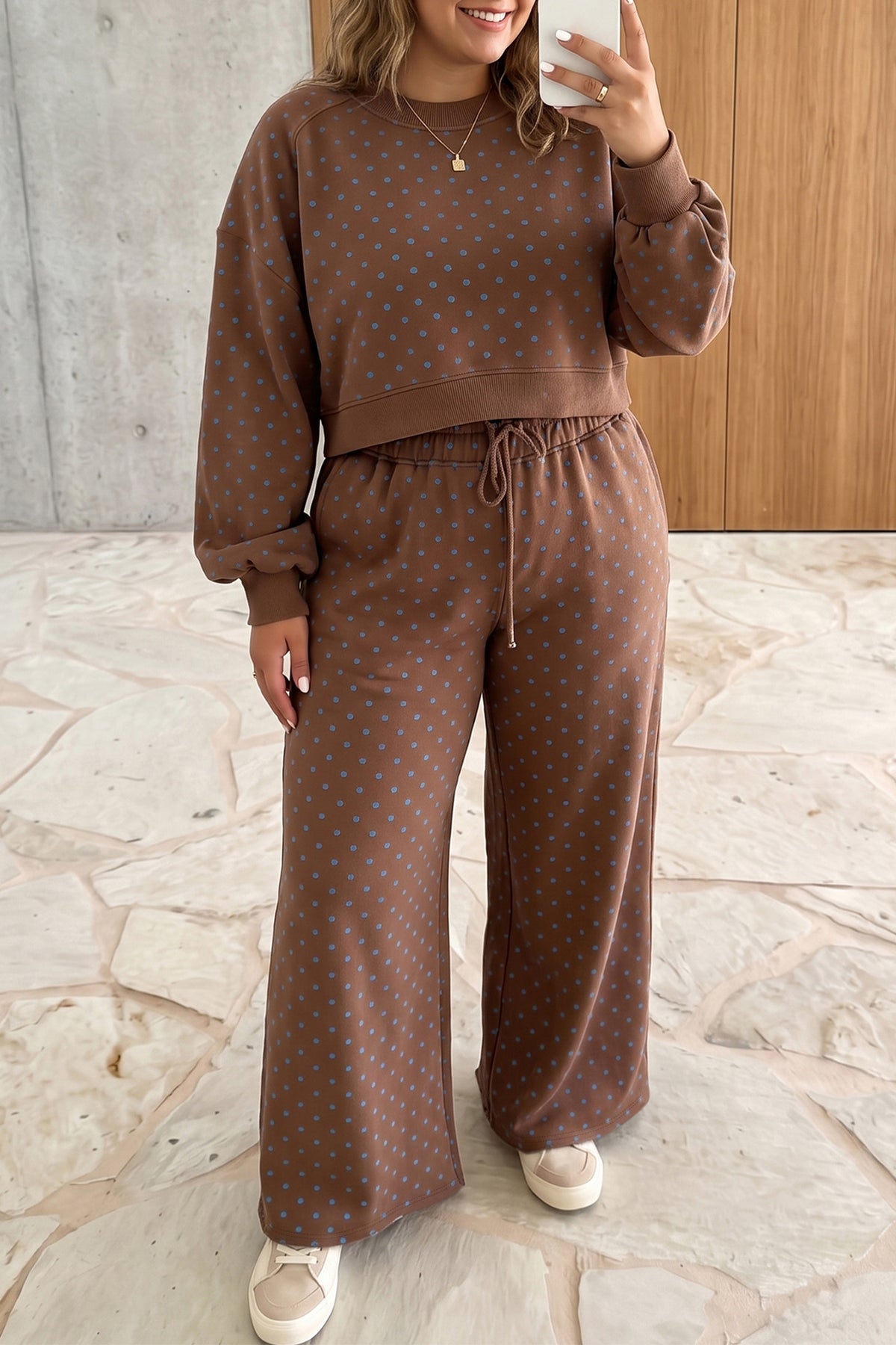Plus Polka Dot Top