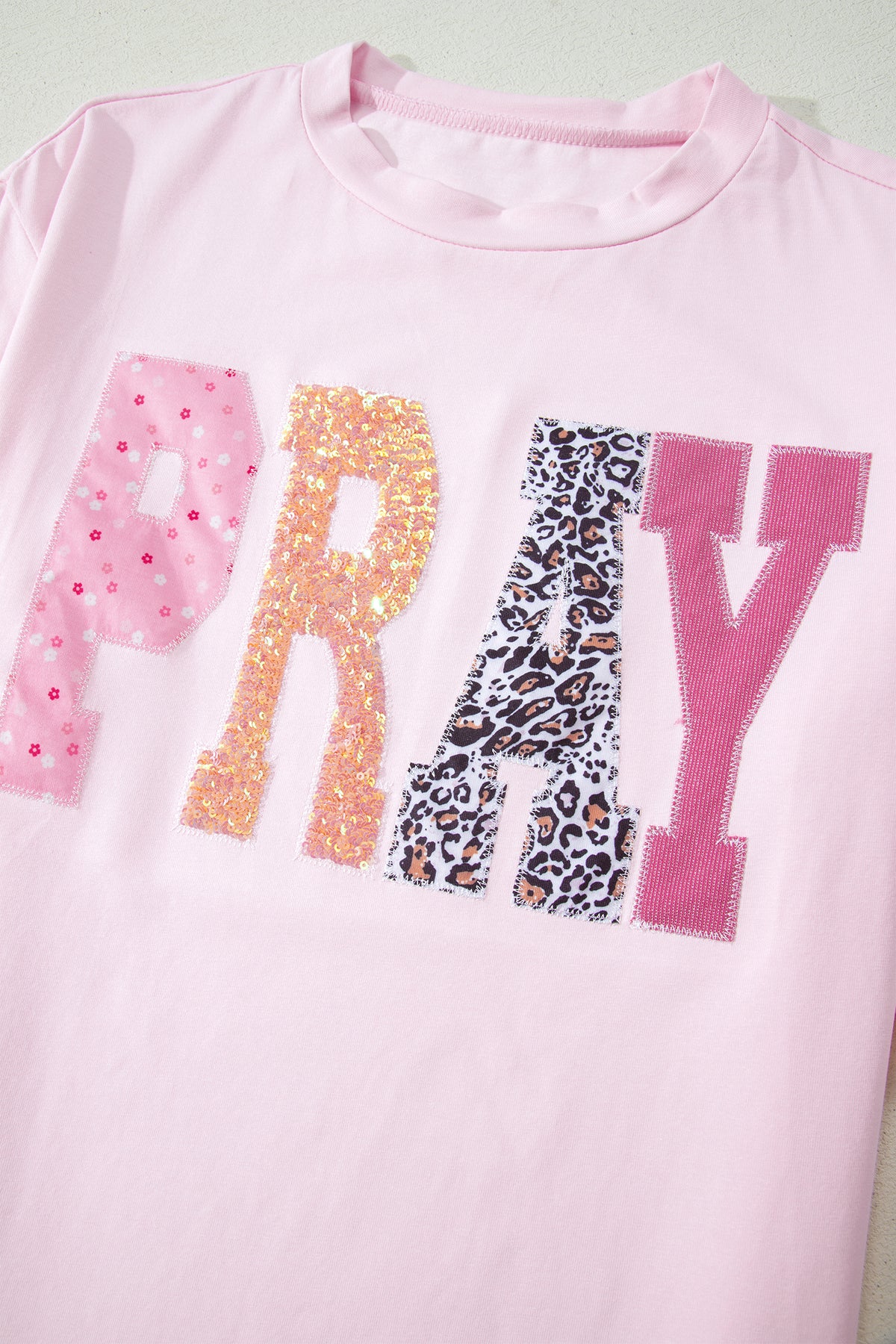 Faith & Fierce Leopard Tee