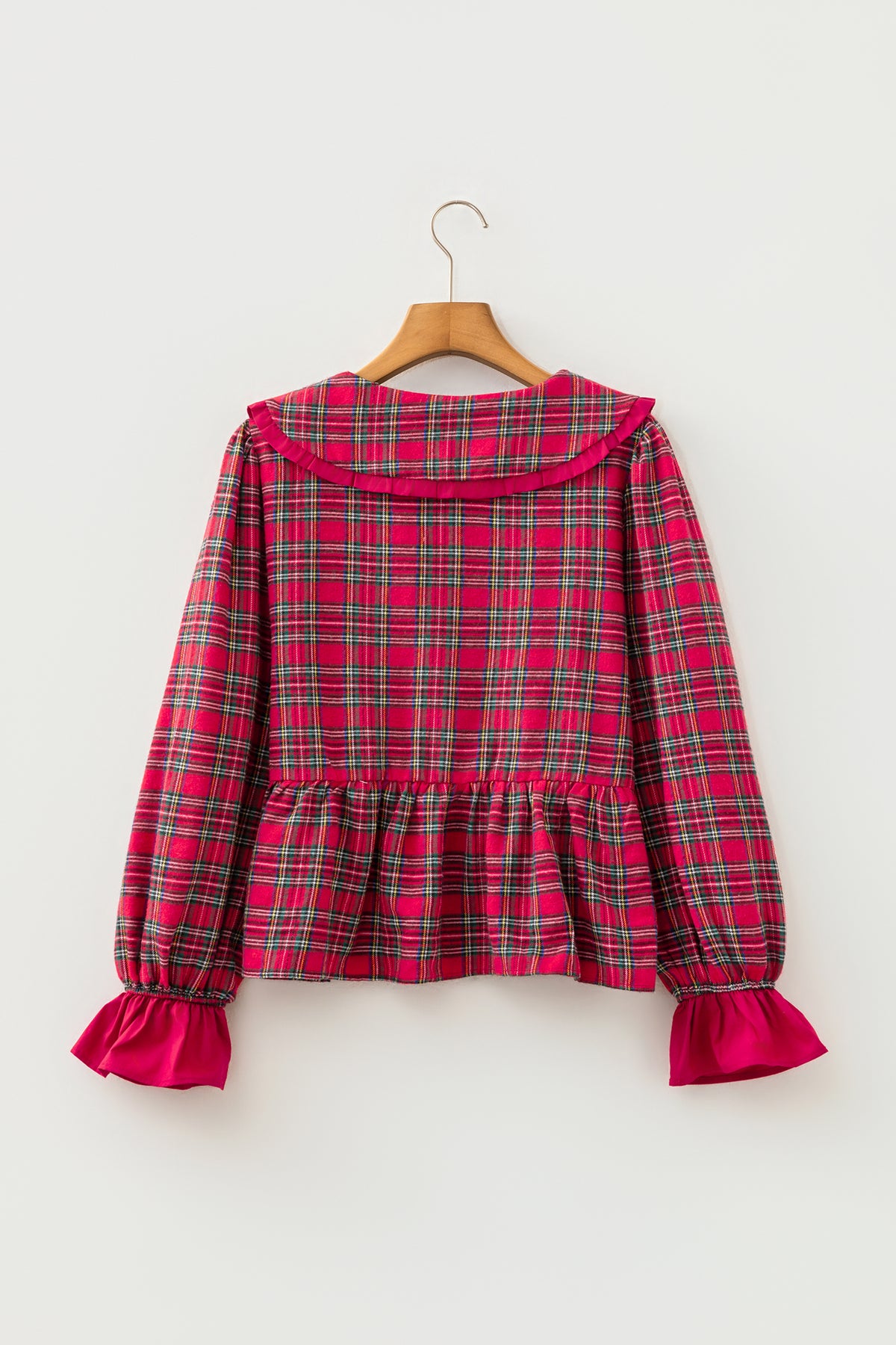 Holiday Plaid Blouse