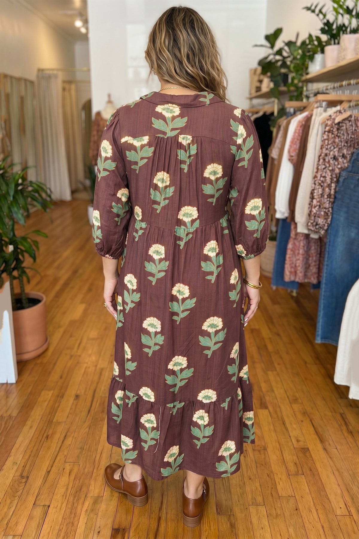Floral V-Neck Blouse