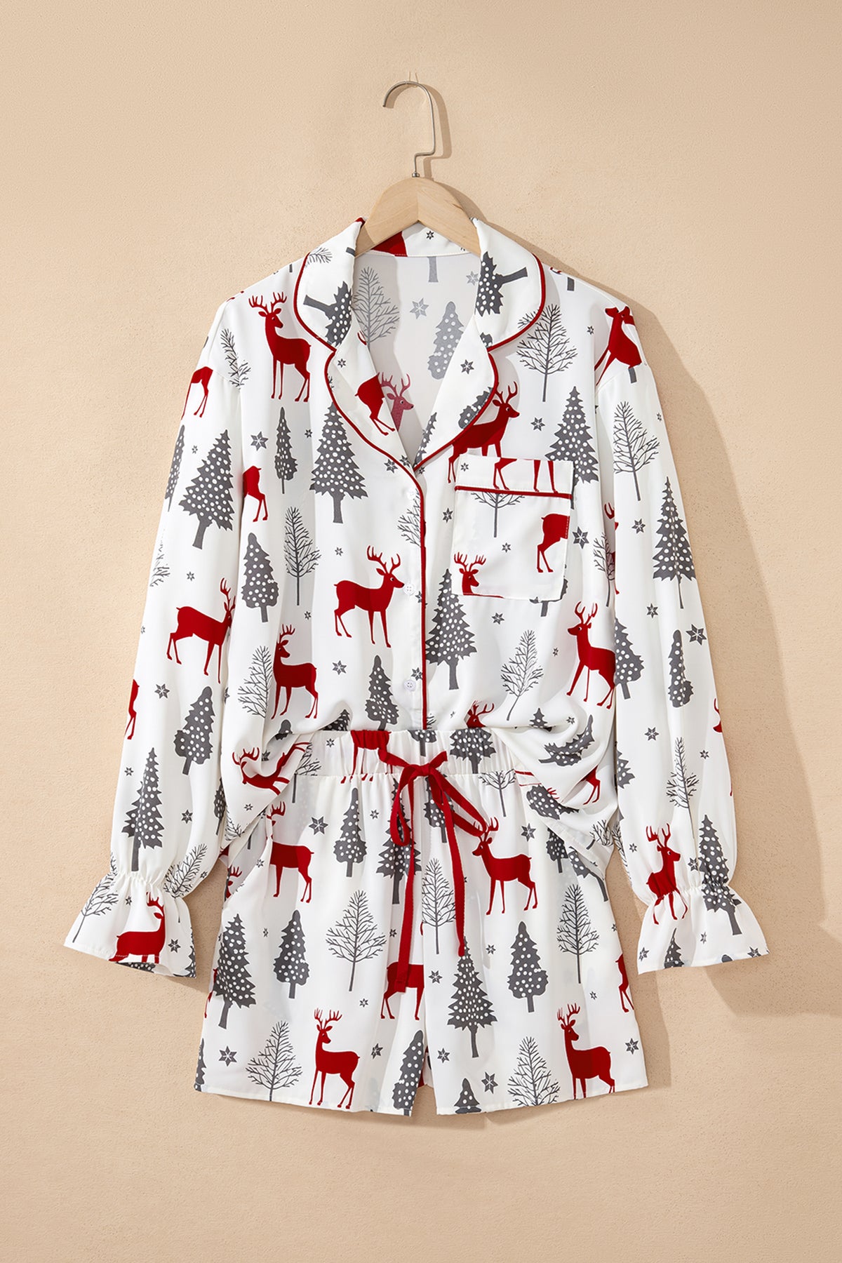 Holiday Bow Pajama Set