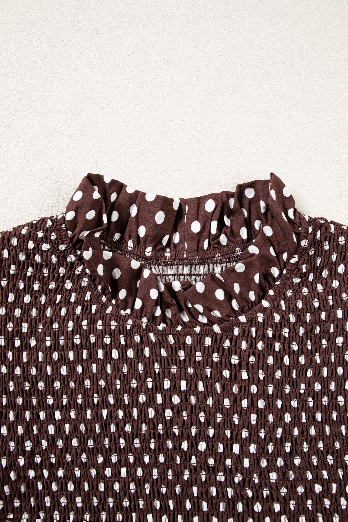 Mocha Dot Blouse