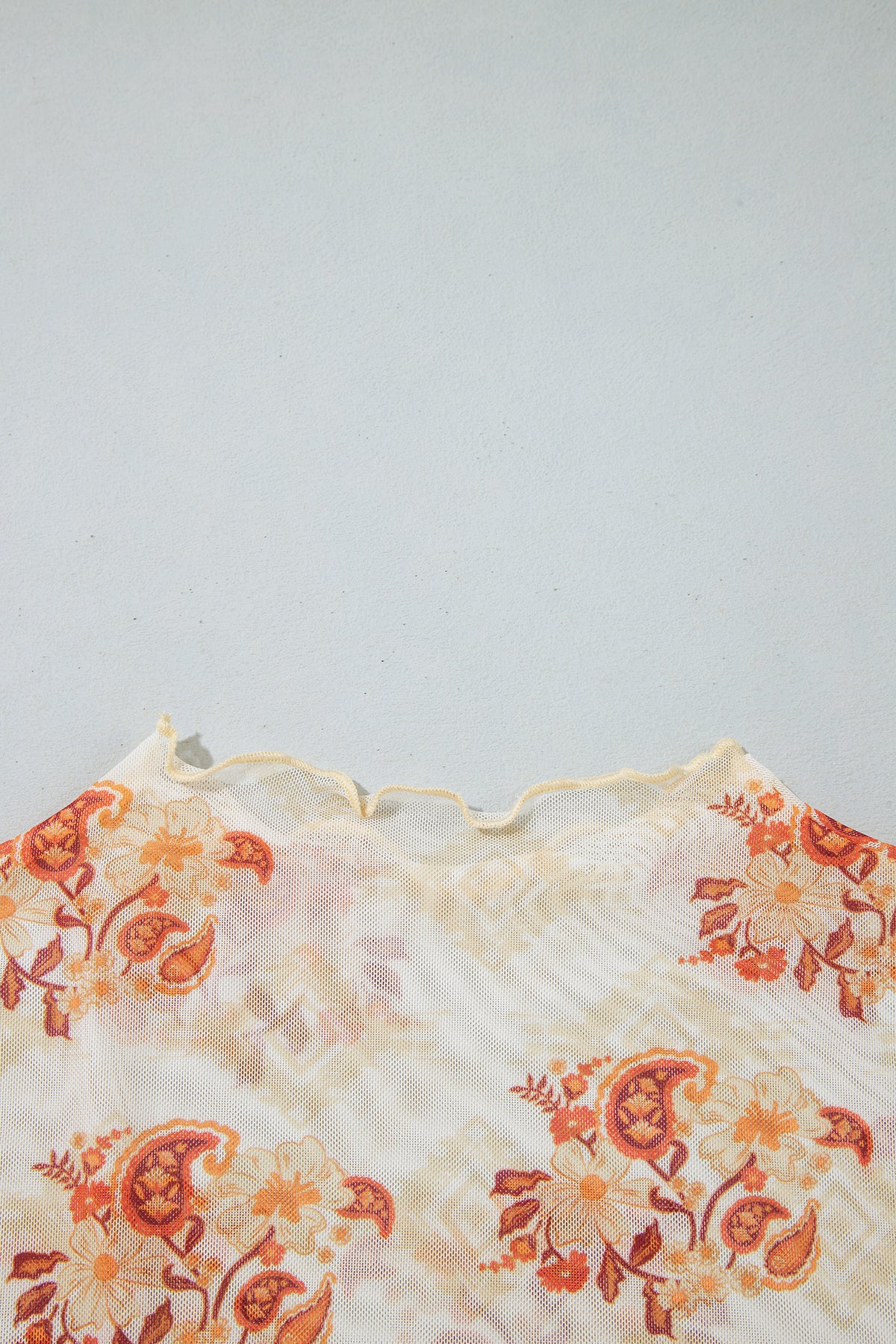 Floral Mock Neck Top