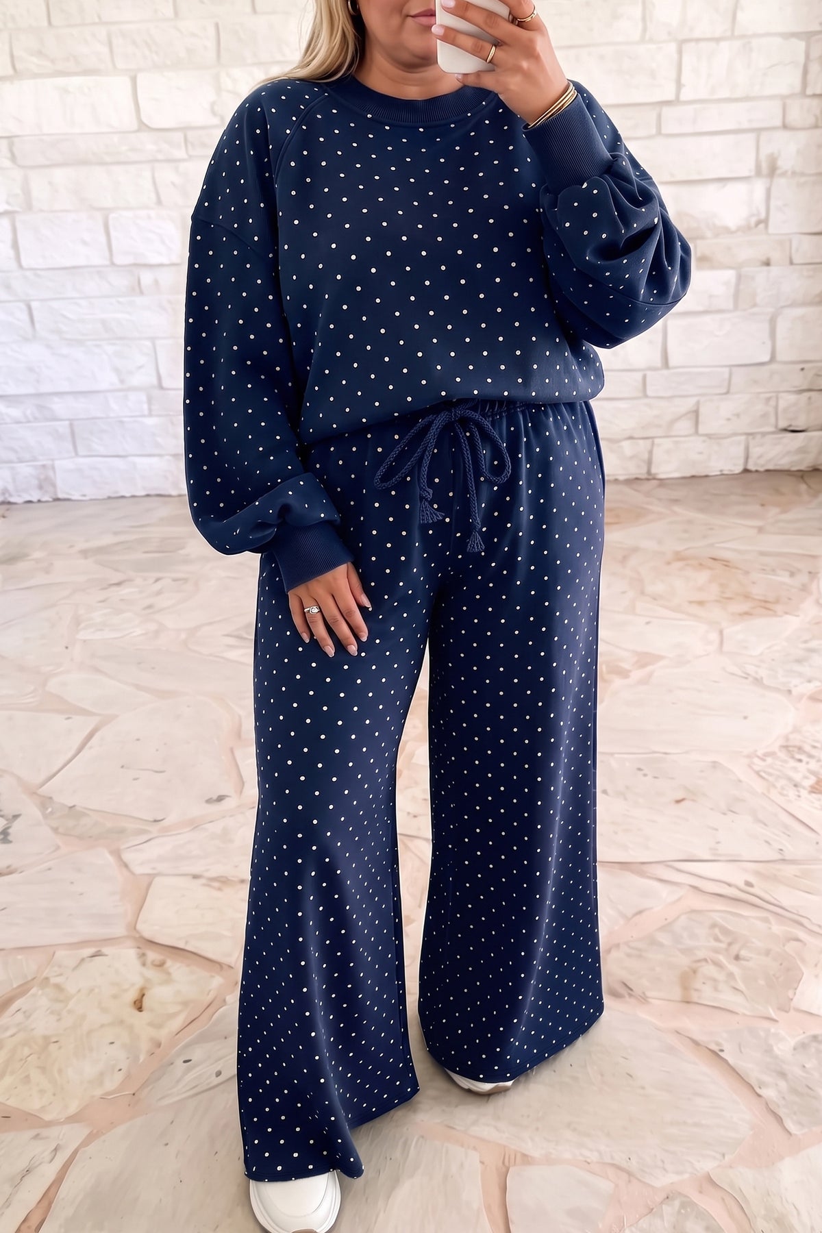 Plus Polka Dot Top