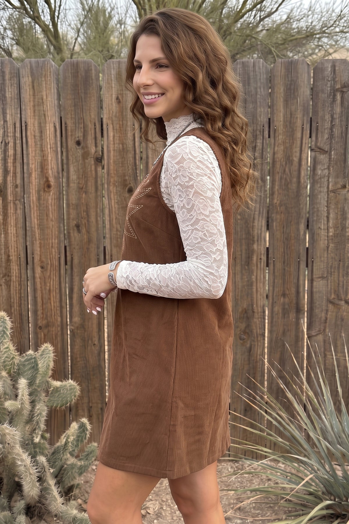 Rustic Embroidery Dress