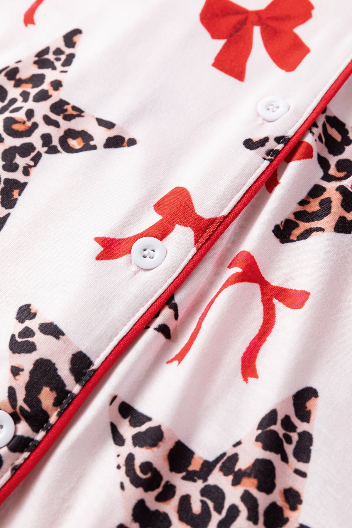 Leopard Star Pajama Set