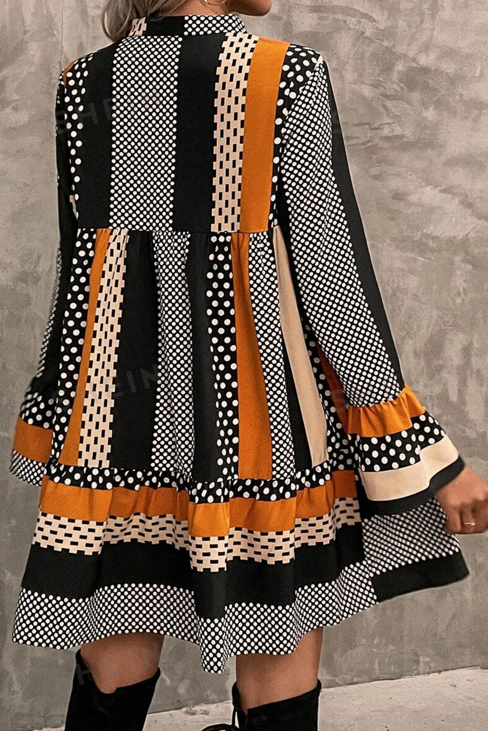 Midnight Dot Mini Dress