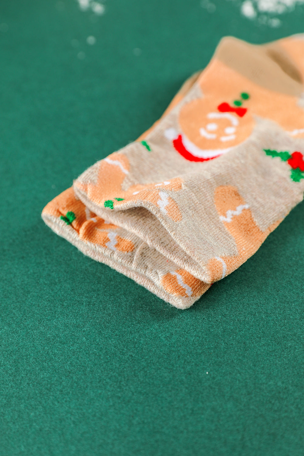 Parchment Christmas Gingerbread Man Socks