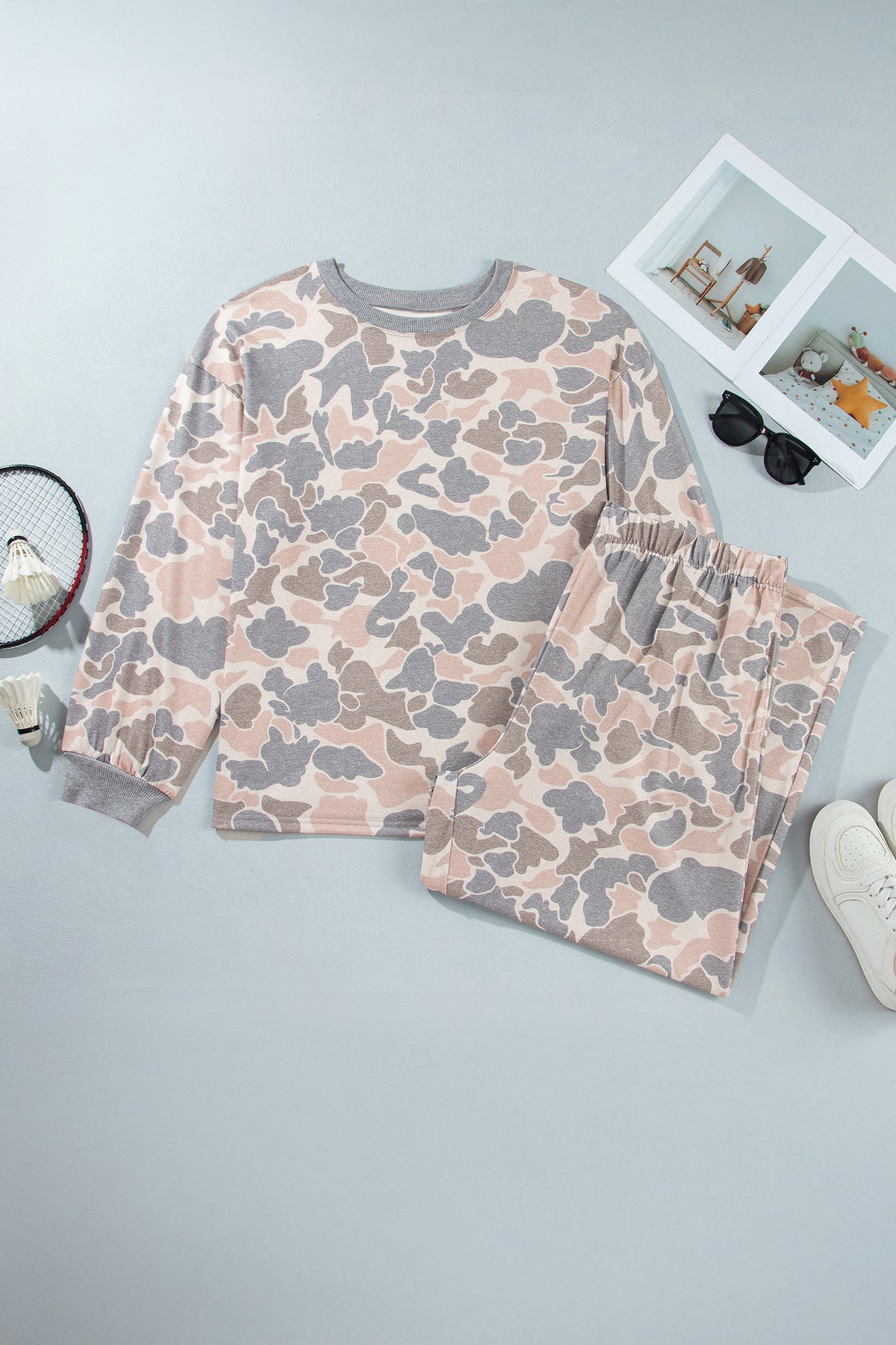 Camo Print Sweatshirt
