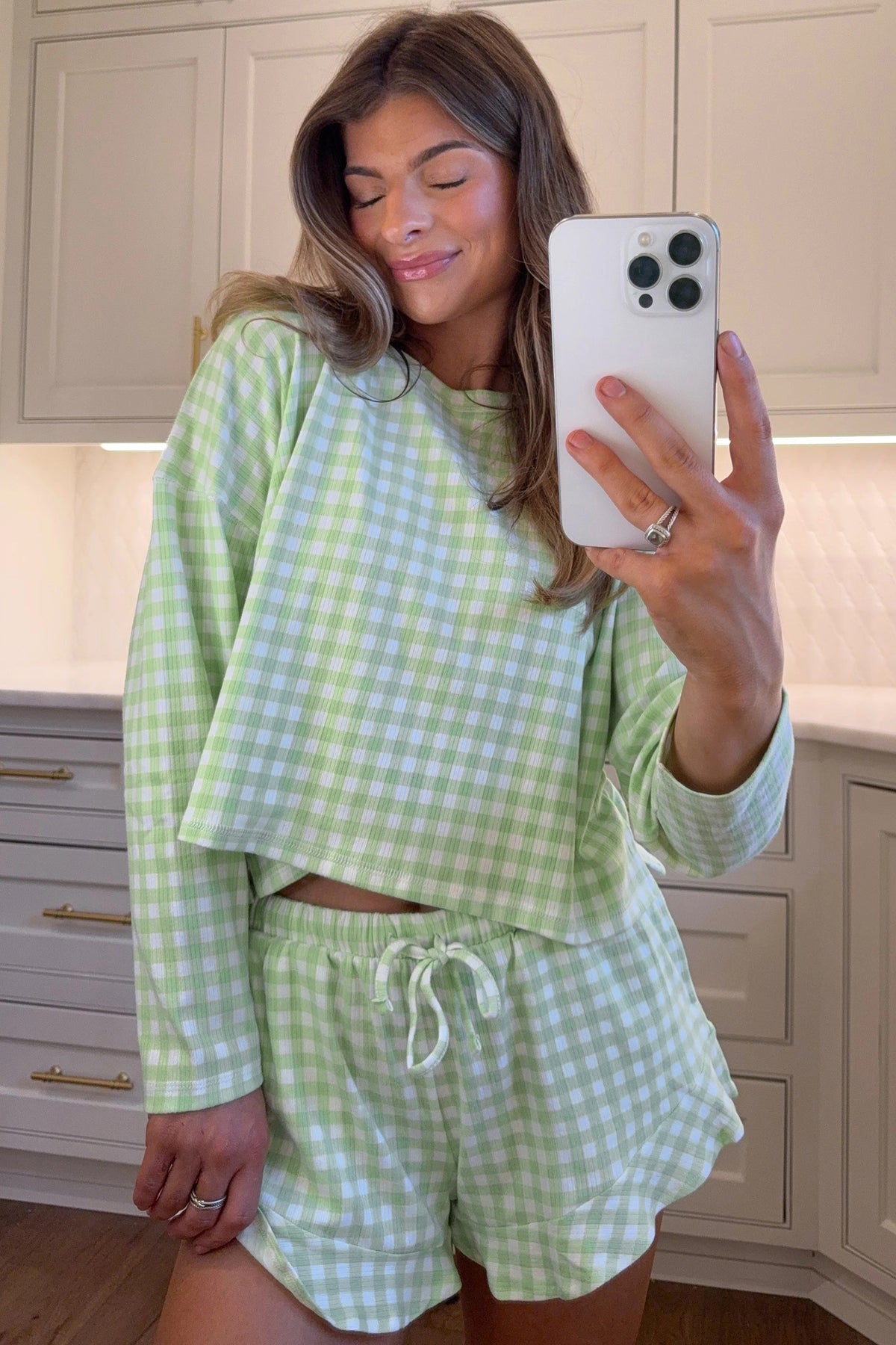Gingham Days Lounge 2pc Set