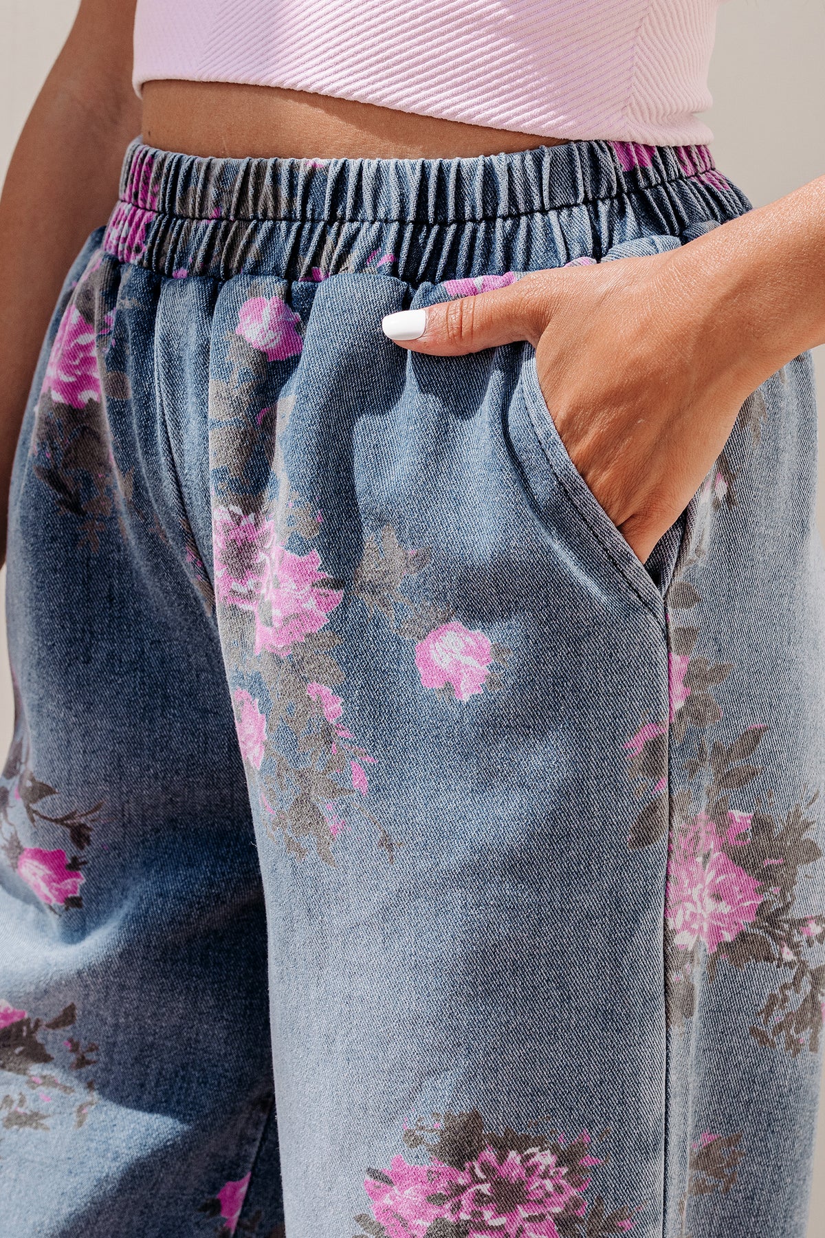Wildflower Pull-On Jeans