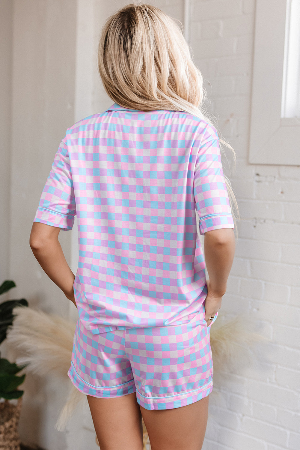 Checkered Cozy Pajama Set