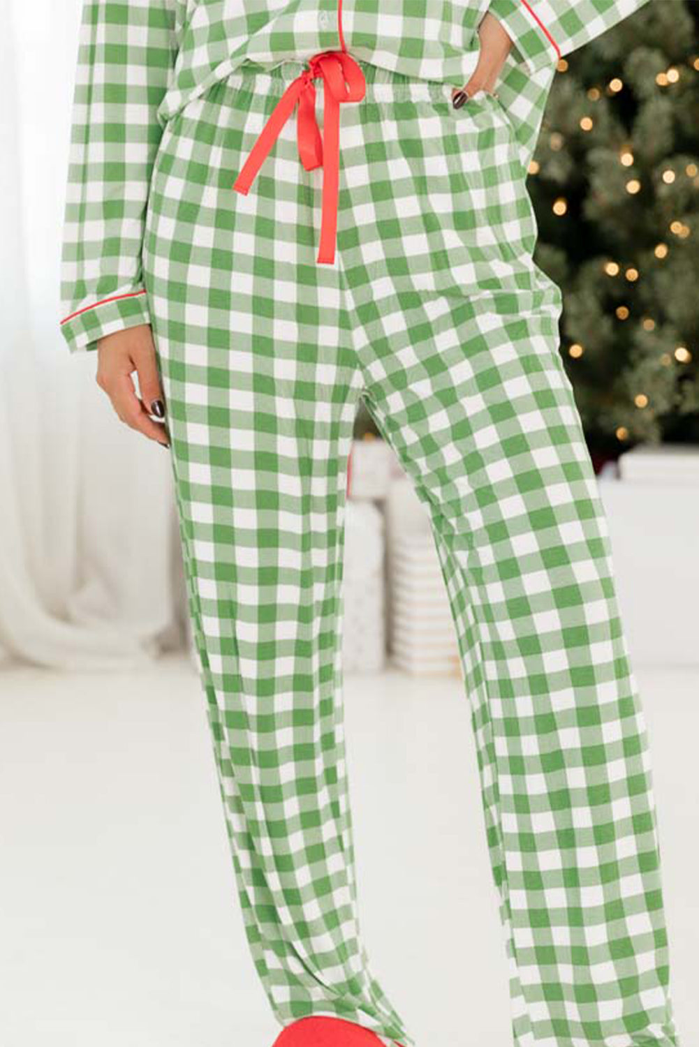 Christmas Plaid Pajama Set