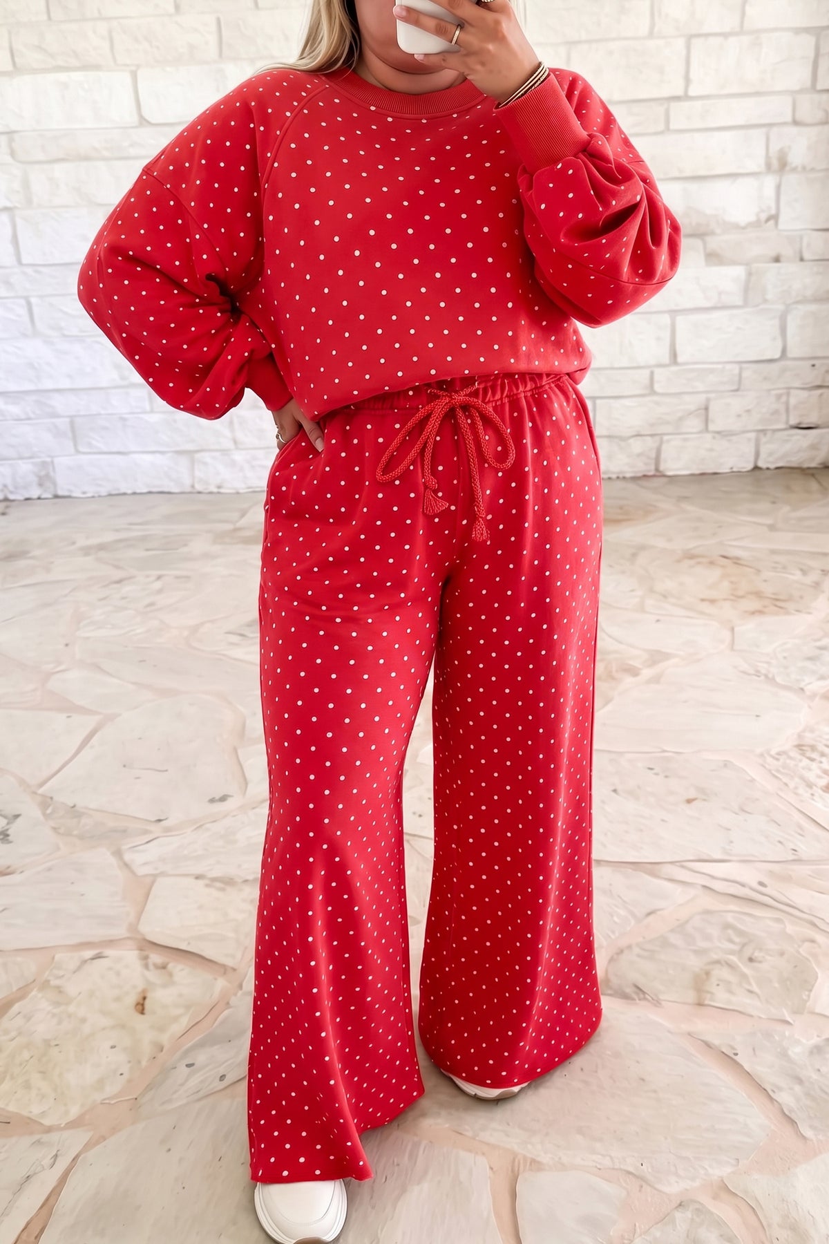 Plus Polka Dot Top