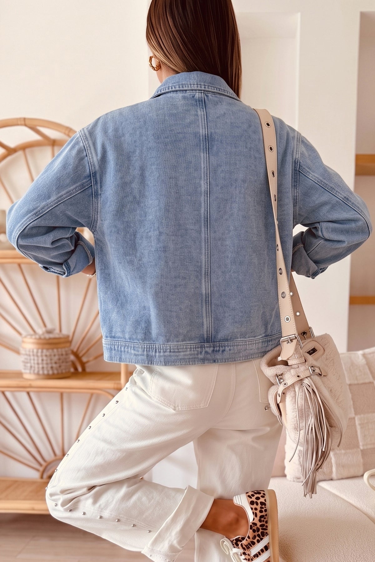 Rivet Pocket Denim Jacket