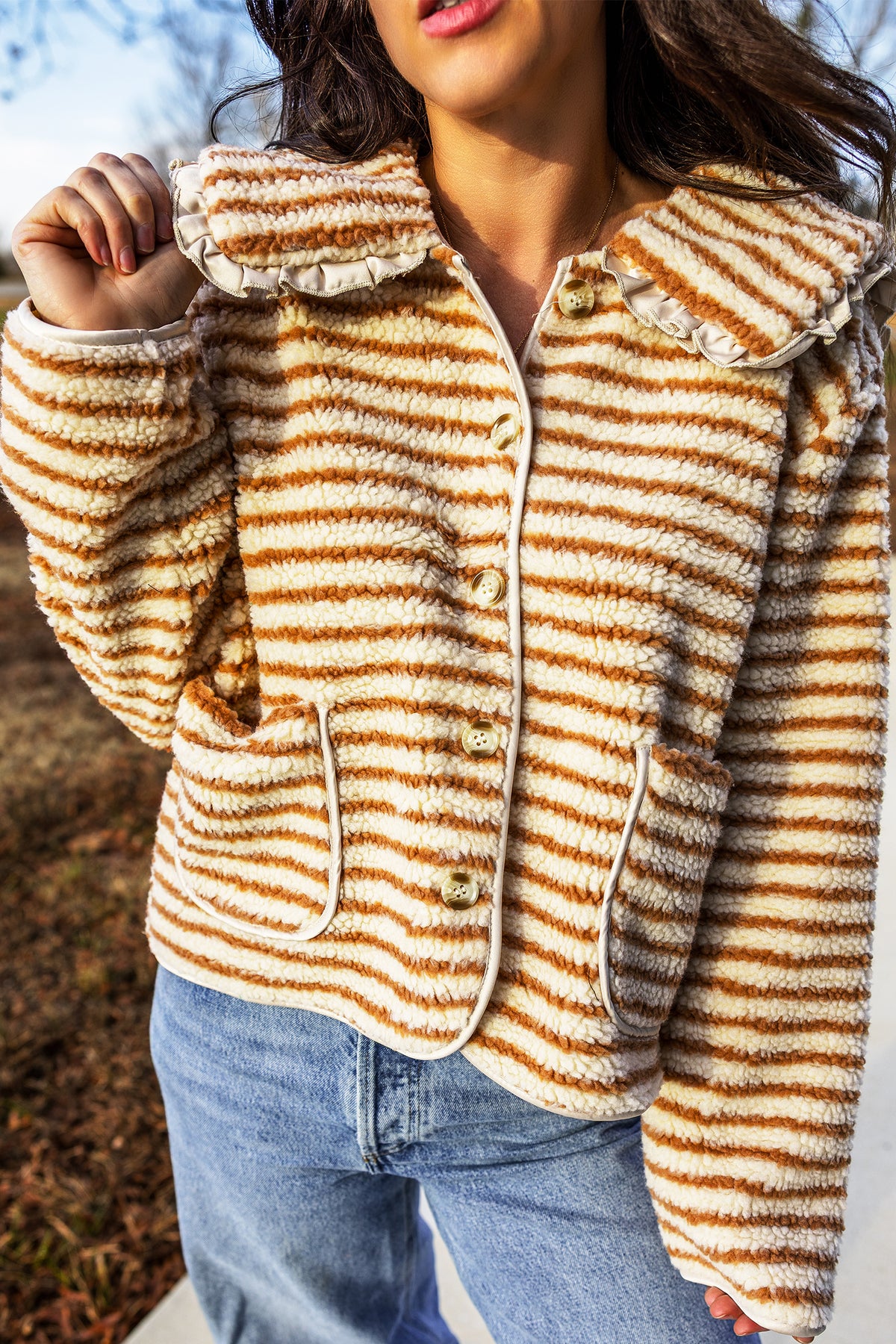 Cozy Stripe Jacket
