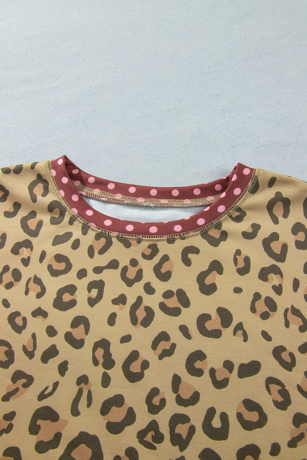 Plus Leopard Dot Top