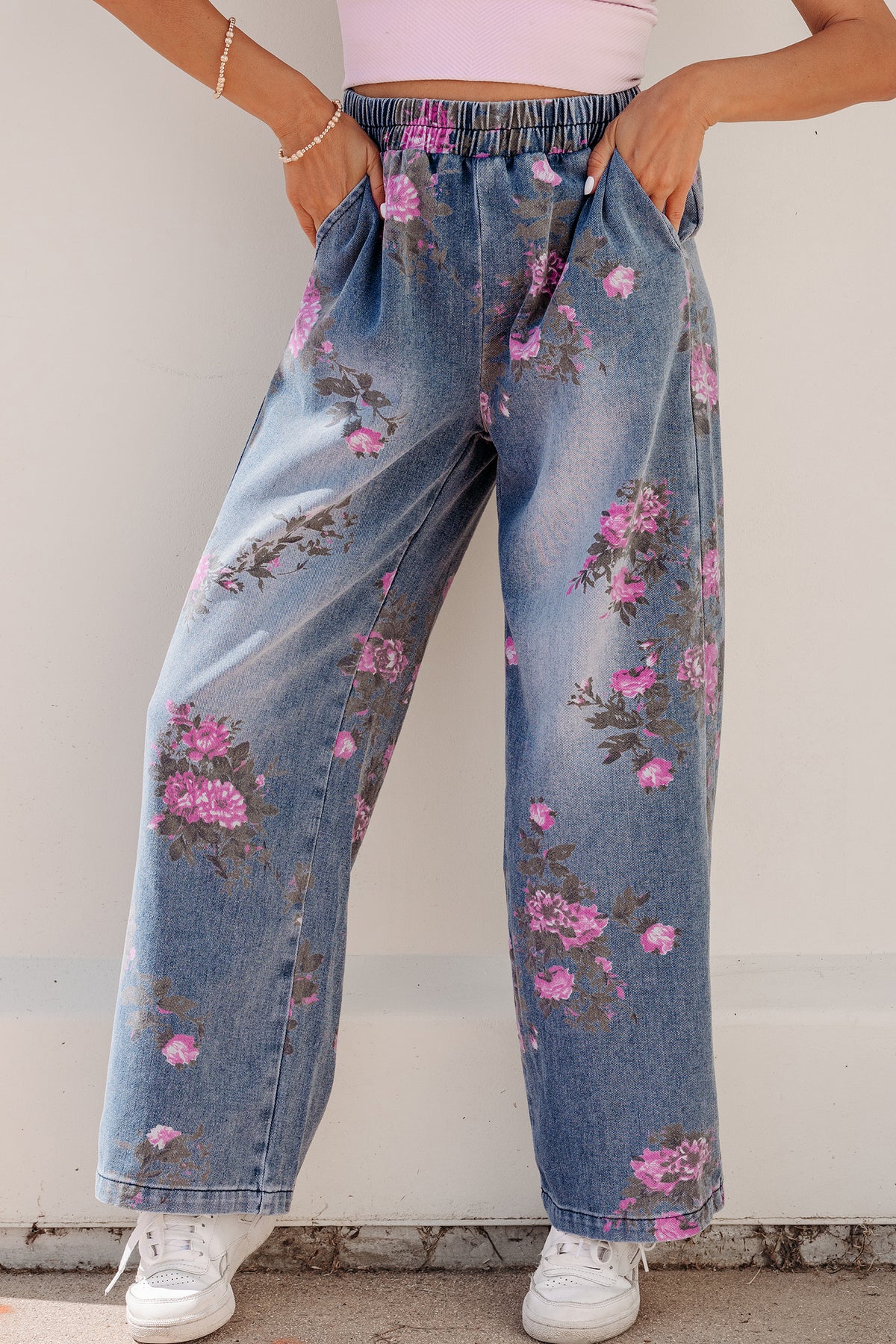 Wildflower Pull-On Jeans