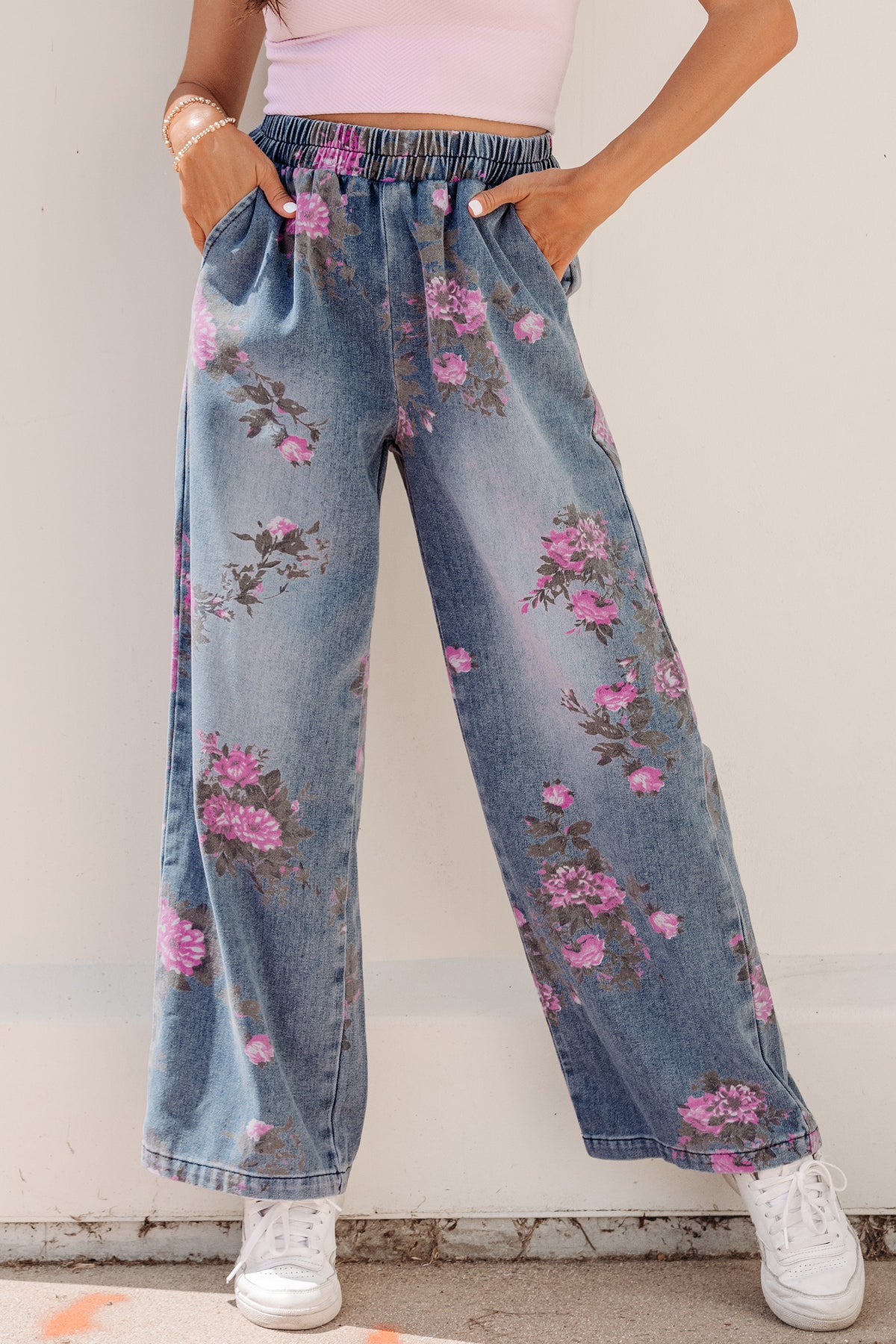 Wildflower Pull-On Jeans