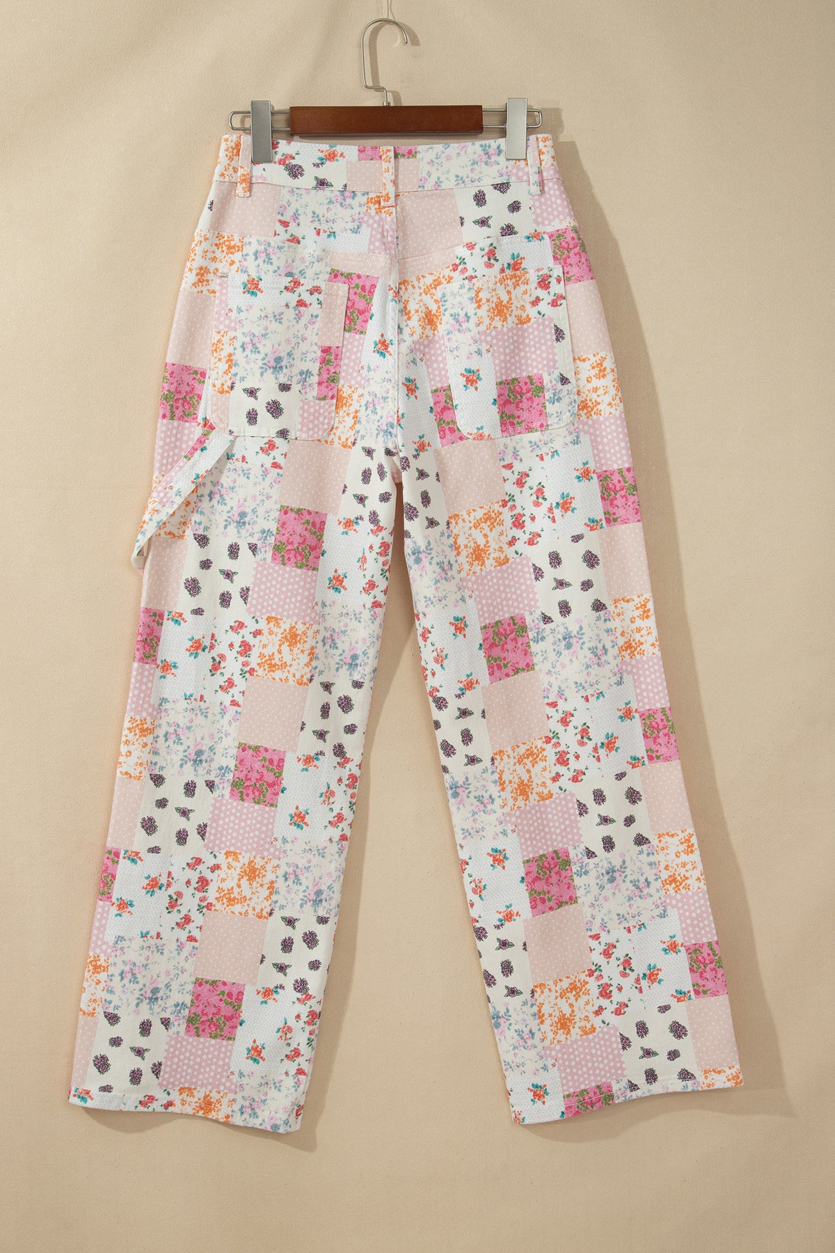 Floral Patchwork Jeans