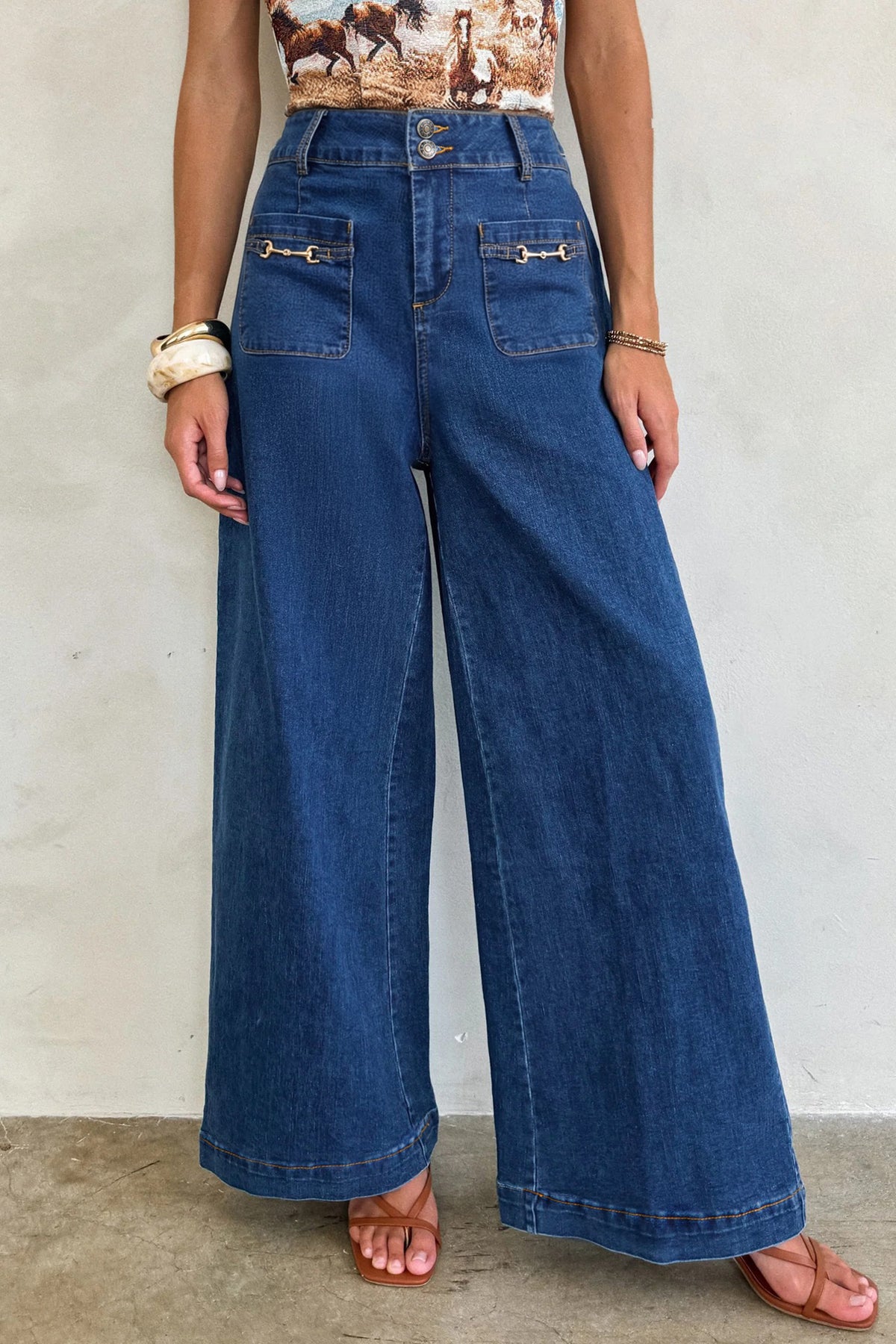 Hardware Pocket Jeans