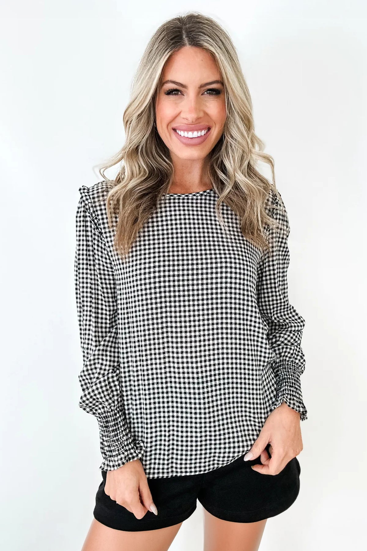 Highland Plaid Blouse