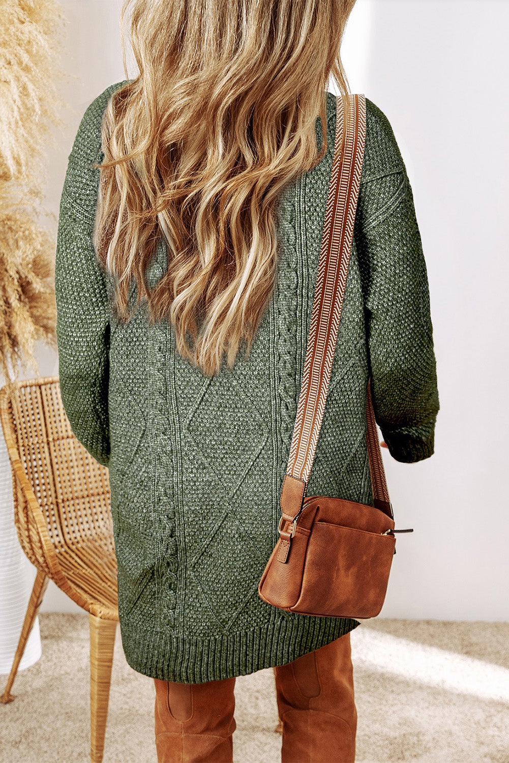 Cozy Cable Sweater Dress