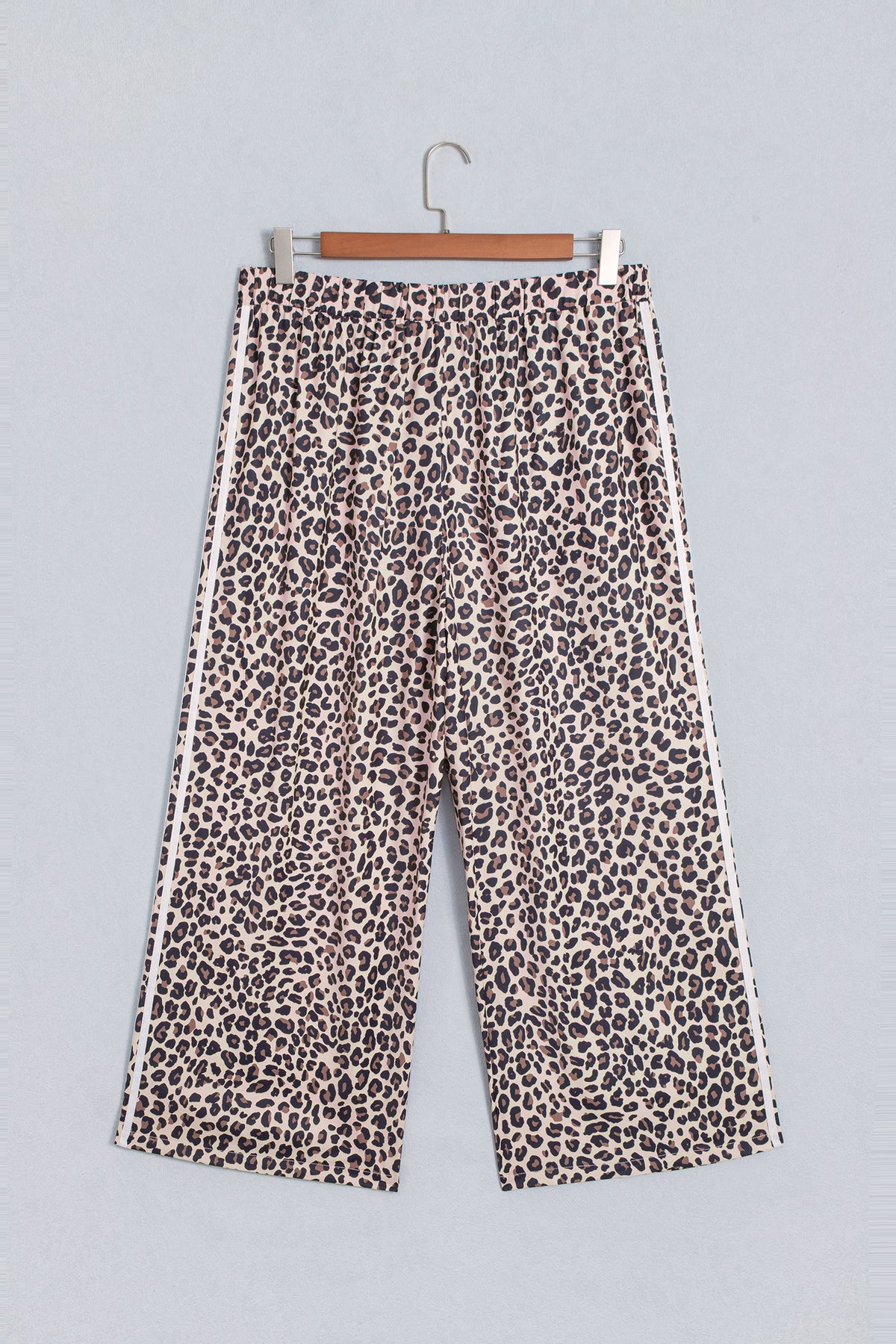 Plus Leopard Stripe Top